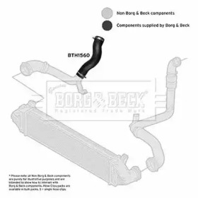 BORG & BECK bth1560 -  Трубка нагнетаемого воздуха